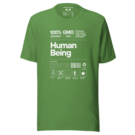 Human label t-shirt